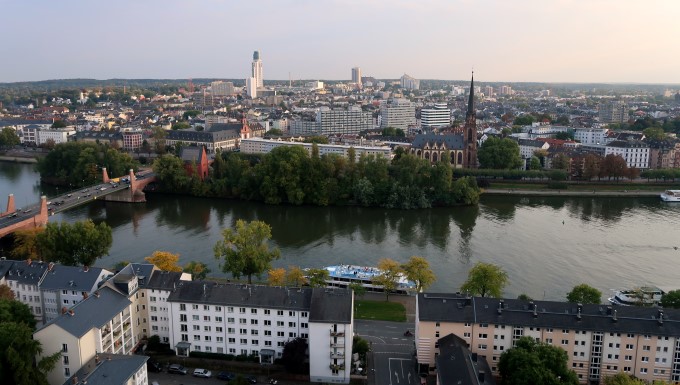 View to River Main Frankfurt 